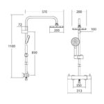 Deva Vision Bar Shower System