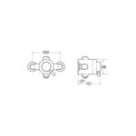 Deva Vision Exposed Sequential Shower Valve
