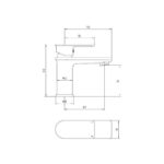 Deva Zonos Mono Basin Mixer