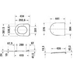 Duravit D-Neo Soft Close Toilet Seat & Cover