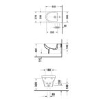 Duravit No.1 Wall-Mounted Bidet White
