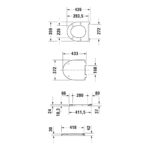 Duravit No.1 Standard Toilet Seat White