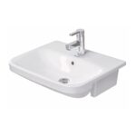 Duravit Durastyle 550mm 1 Taphole Semi-Recessed Basin