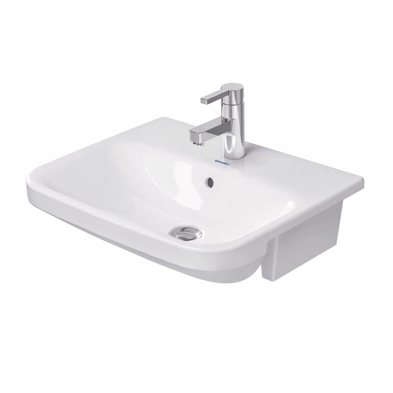 Duravit Durastyle 550mm 1 Taphole Semi-Recessed Basin
