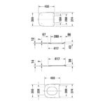 Duravit Durastyle Compact Soft Close Toilet Seat & Cover