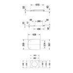 Duravit Happy D.2 Soft Close Toilet Seat & Cover