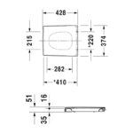 Duravit Vero Soft Close Toilet Seat & Cover