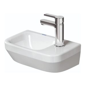 Duravit Durastyle 360mm Wall Hung Cloakroom Basin, 1 Right Tap Hole