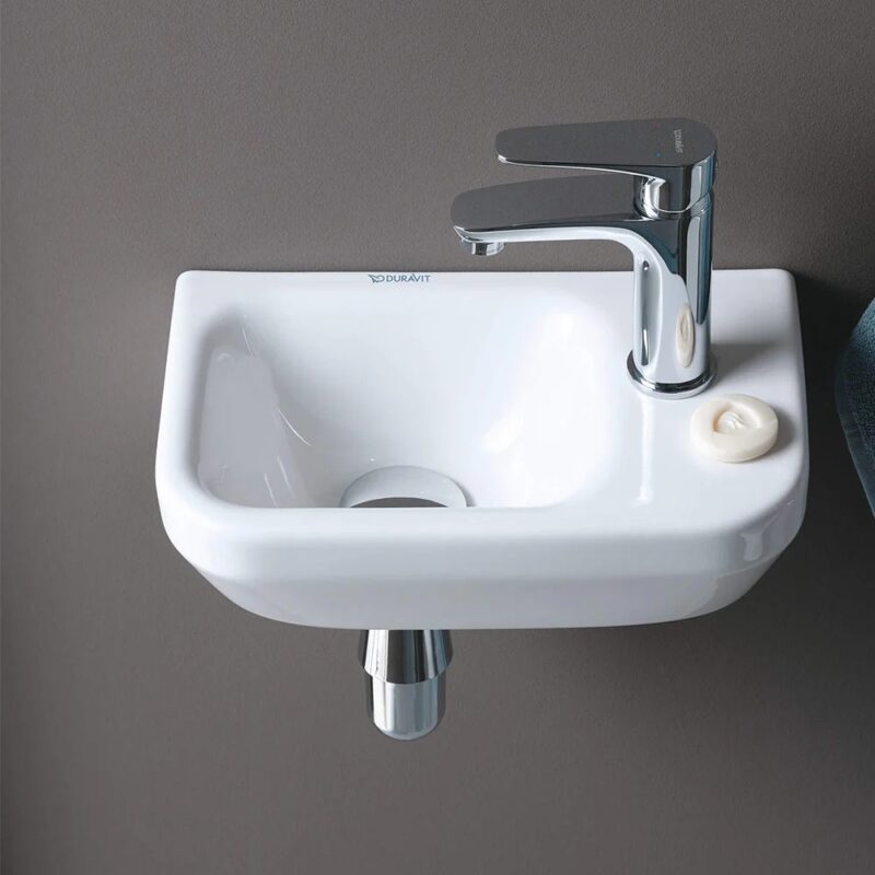 Duravit Durastyle 360mm Wall Hung Cloakroom Basin, 1 Right Tap Hole