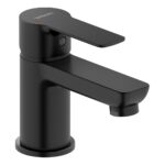 Duravit D-Code Small Matt Black Basin Mixer Tap