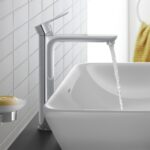 Duravit D-Code Large Chrome Single Lever Basin Mixer Tap