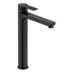 Duravit D-Code Large Matt Black Single Lever Basin Mixer Tap