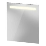 Duravit No.1 600 x 700mm Illuminated Mirror Matt White