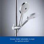 Duravit Chrome Shower Rail 700mm