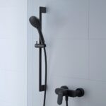 Duravit Matt Black Shower Slide Rail 700mm