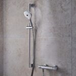 Duravit Chrome Shower Rail 900mm