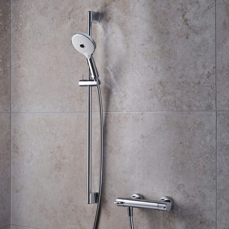 Duravit Chrome Shower Rail 900mm