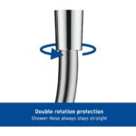 Duravit 1.25m Smooth Shower Chrome