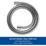 Duravit 1.6m Smooth Shower Flex Chrome