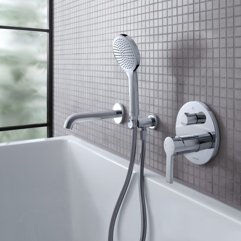 Duravit 1.8m Smooth Shower Hose Chrome