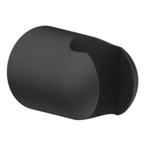 Duravit Matt Black Round Shower Holder