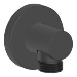 Duravit Round Wall Shower Outlet Matt Black