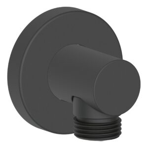 Duravit Round Wall Shower Outlet Matt Black