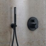 Duravit Matt Black Stick Hand Shower Round
