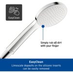 Duravit Universal 110mm Hand Shower 1 Jet Chrome/White
