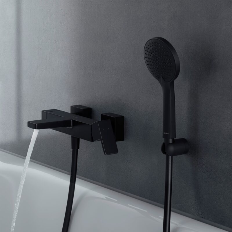 Duravit Matt Black 110mm Shower Handset with 3 Spray Patterns