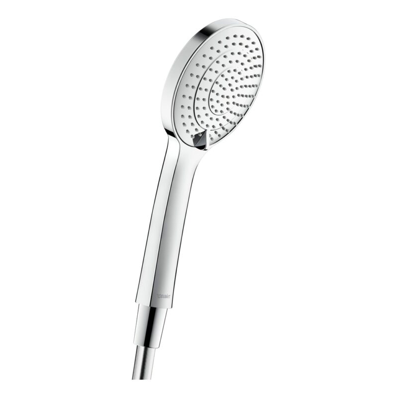 Duravit 110mm Shower Handset with 3 Spray Patterns Chrome