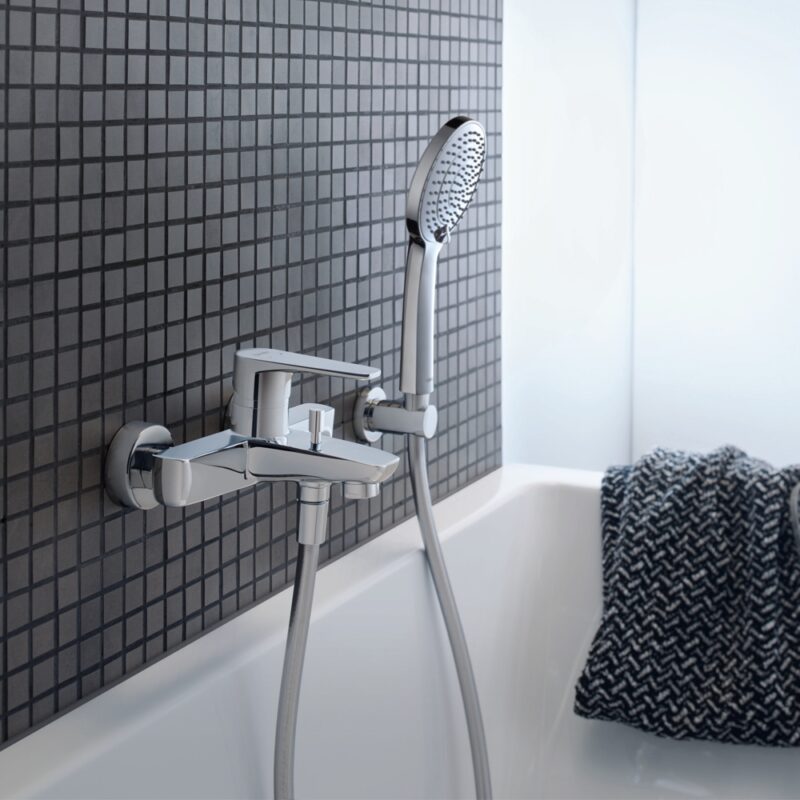 Duravit 110mm Shower Handset with 3 Spray Patterns Chrome