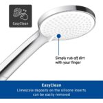 Duravit MinusFlow 110mm Hand Shower 1 Spray Chrome / White