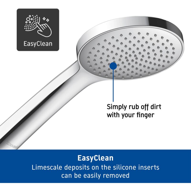 Duravit MinusFlow 1 Jet 110mm Chrome Hand Shower