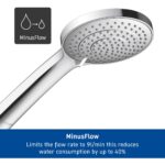 Duravit MinusFlow 110mm 3 Spray Hand Shower Chrome