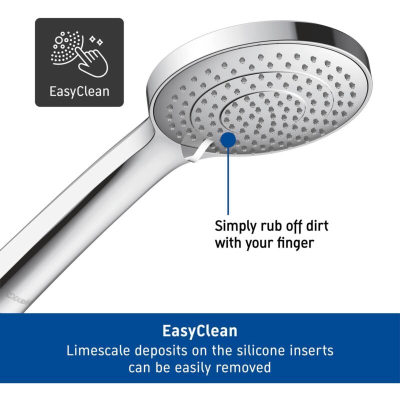 Duravit MinusFlow 110mm 3 Spray Hand Shower Chrome