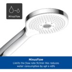 Duravit MinusFlow 120mm 3 Spray Hand Shower Chrome