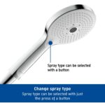 Duravit MinusFlow 120mm 3 Spray Hand Shower Chrome