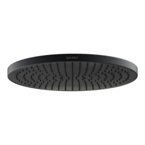 Duravit Round 230mm Matt Black Head Shower