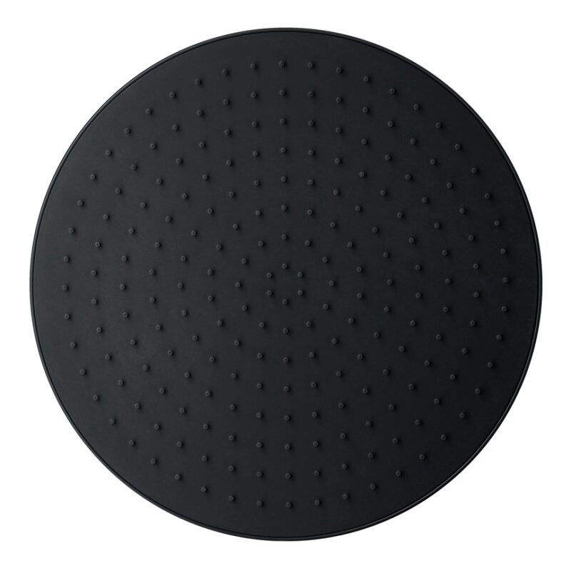 Duravit Round 230mm Matt Black Head Shower