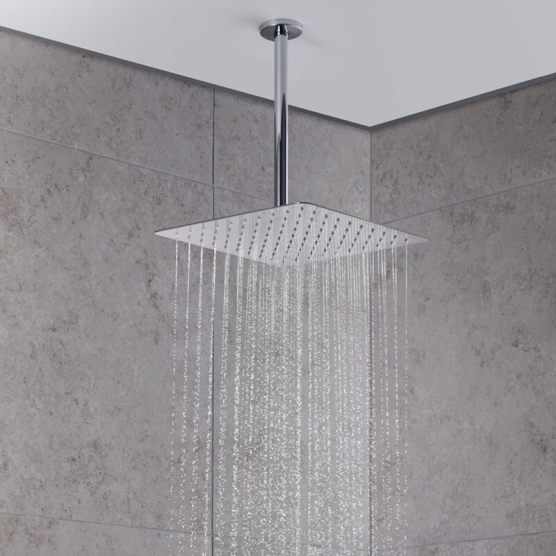 Duravit Square 200mm Chrome Head Shower