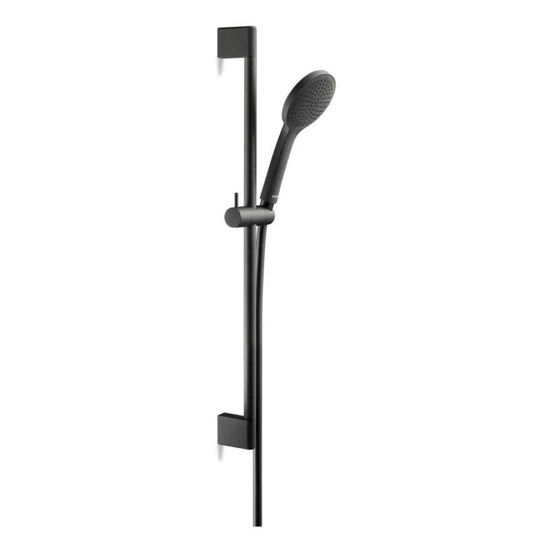 Duravit Matt Black Slide Rail Shower Set 700mm with 1 Spray Hand Shower Duravit Matt Black Slide Rail Shower Set 700mm with 1 Spray Hand Shower