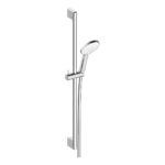 Duravit Chrome 700mm Slide Rail Kit with 3 Spray Hand Shower