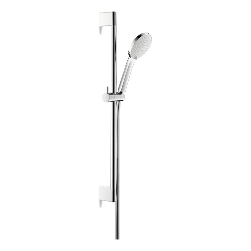 Duravit Chrome 700mm Slide Rail Kit with 3 Spray Hand Shower