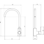 Ellsi Entice Kitchen Sink Mixer Tap Brushed Copper