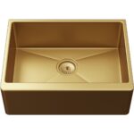 Ellsi Excel 1 Bowl Belfast Style Sink & Waste Gold Finish