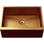 Ellsi Excel 1 Bowl Belfast Style Sink & Waste Copper Finish