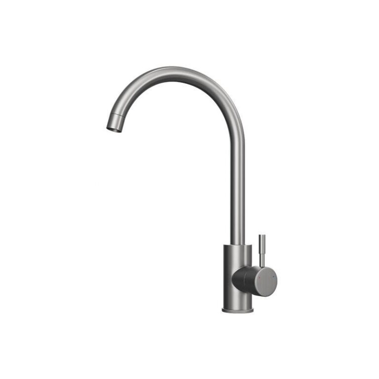 Ellsi Tivoli Kitchen Sink Mixer Tap Brushed Stainless Steel