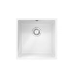 Ellsi Comite 1 Bowl Inset/Undermount Kitchen Sink 440x440mm Matt White