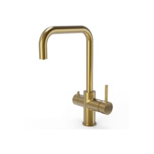 Ellsi 4 in 1 Hot Water Kitchen Sink Mixer Tap Brushed Gold